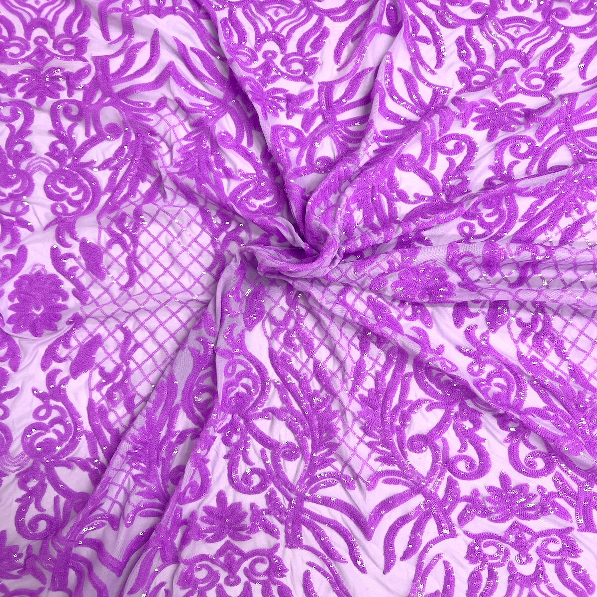Luna Stretch Sequins Fabric | Spandex Palace