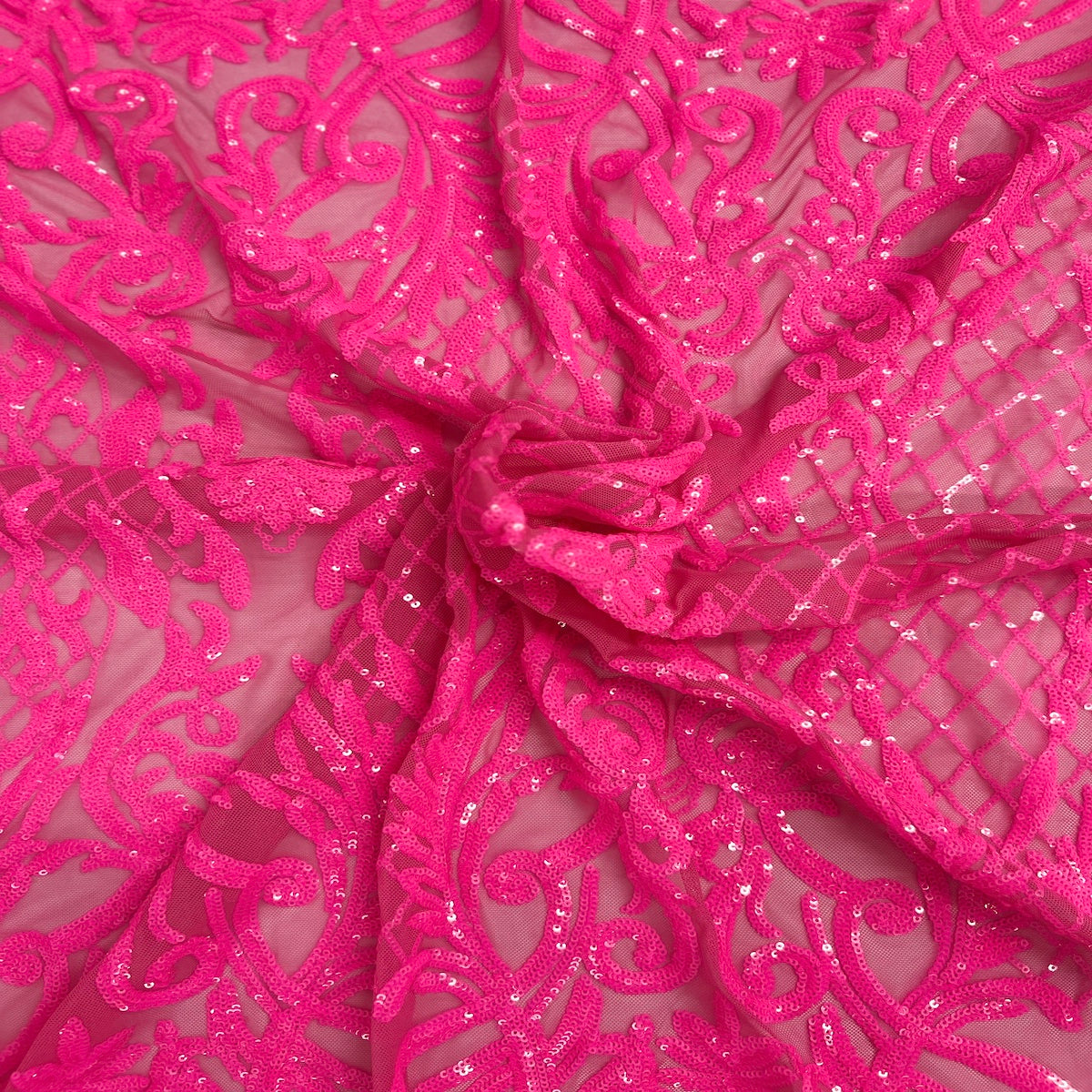 Luna Stretch Sequins Fabric | Spandex Palace