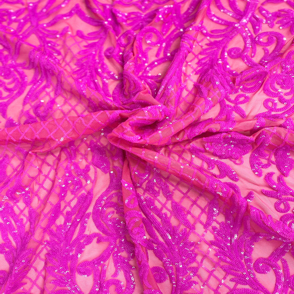 Luna Stretch Sequins Fabric | Spandex Palace
