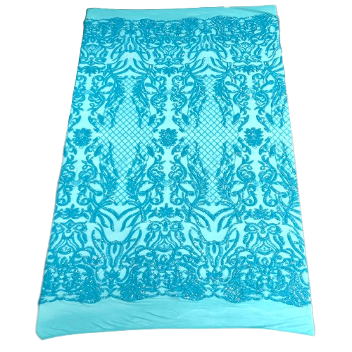 Luna Stretch Sequins Fabric | Spandex Palace