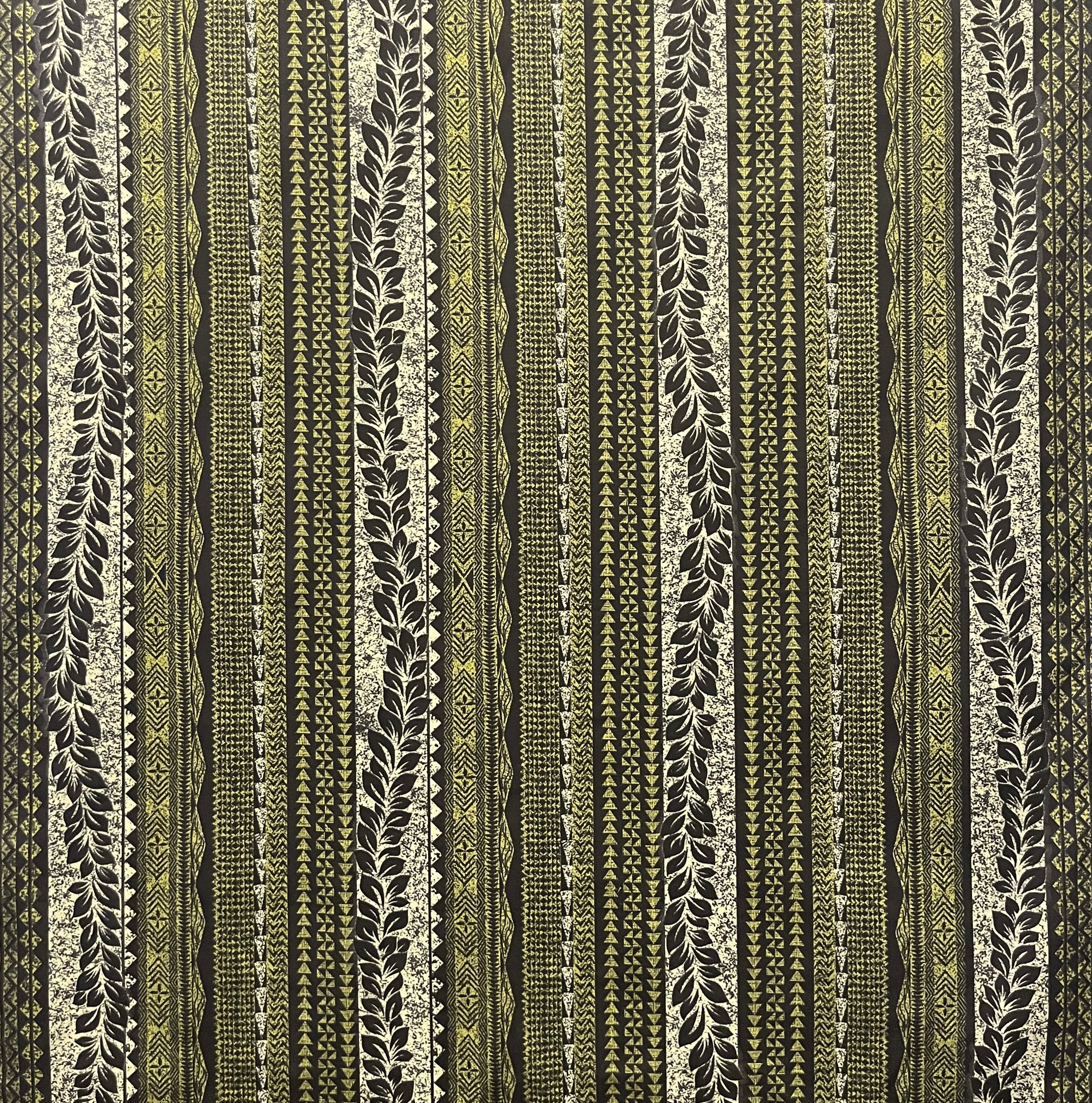 Traditional Tattoo Lei Poly Cotton Fabric | Islands Fabric