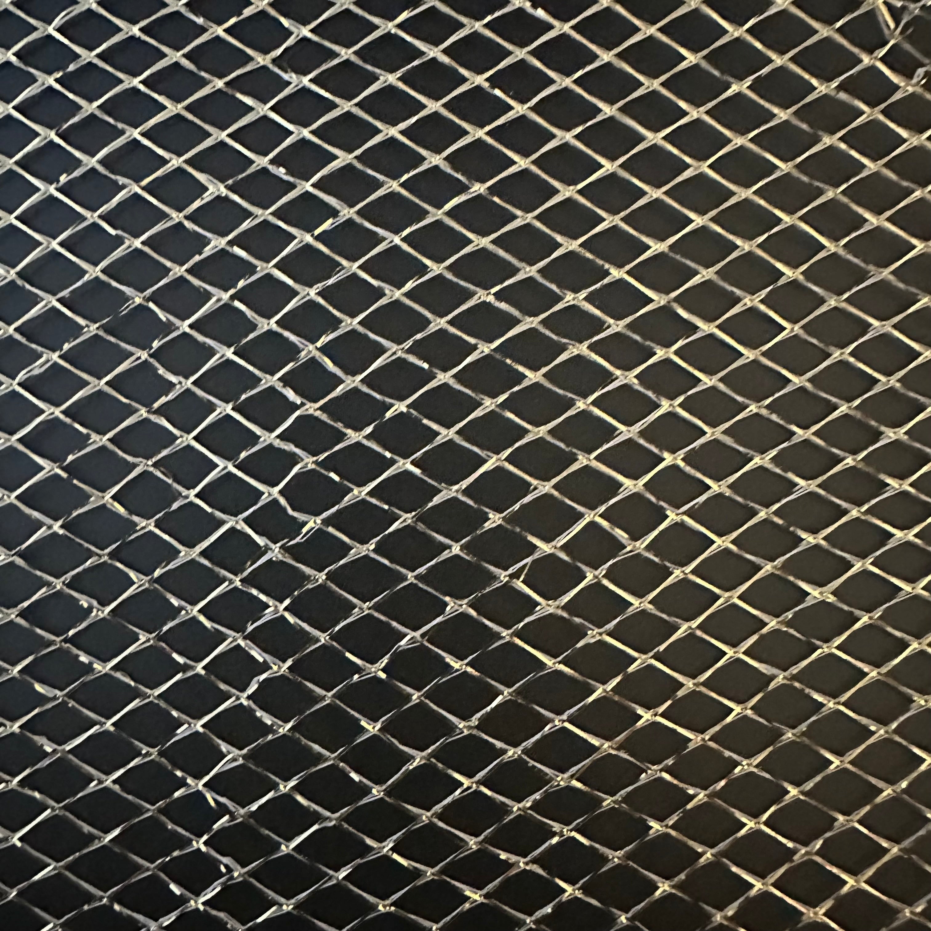 Non Stretch Polyester Diamond Fish knit |Spandex Palace White Gold