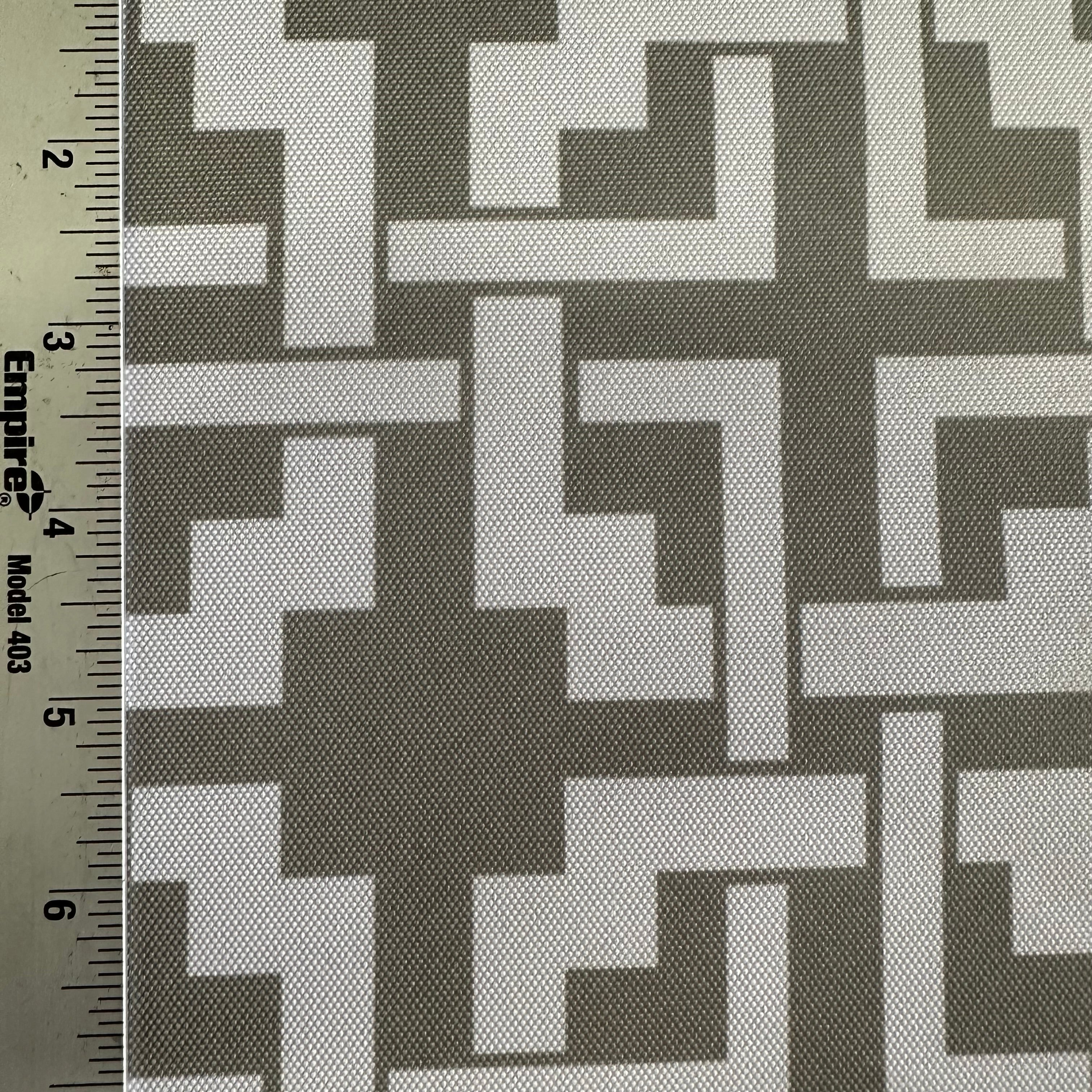 Geometric Acrylic Outdoor Fabric | Spandex Palace Sage