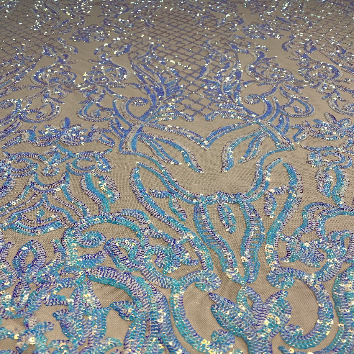 Luna Stretch Sequins Fabric | Spandex Palace