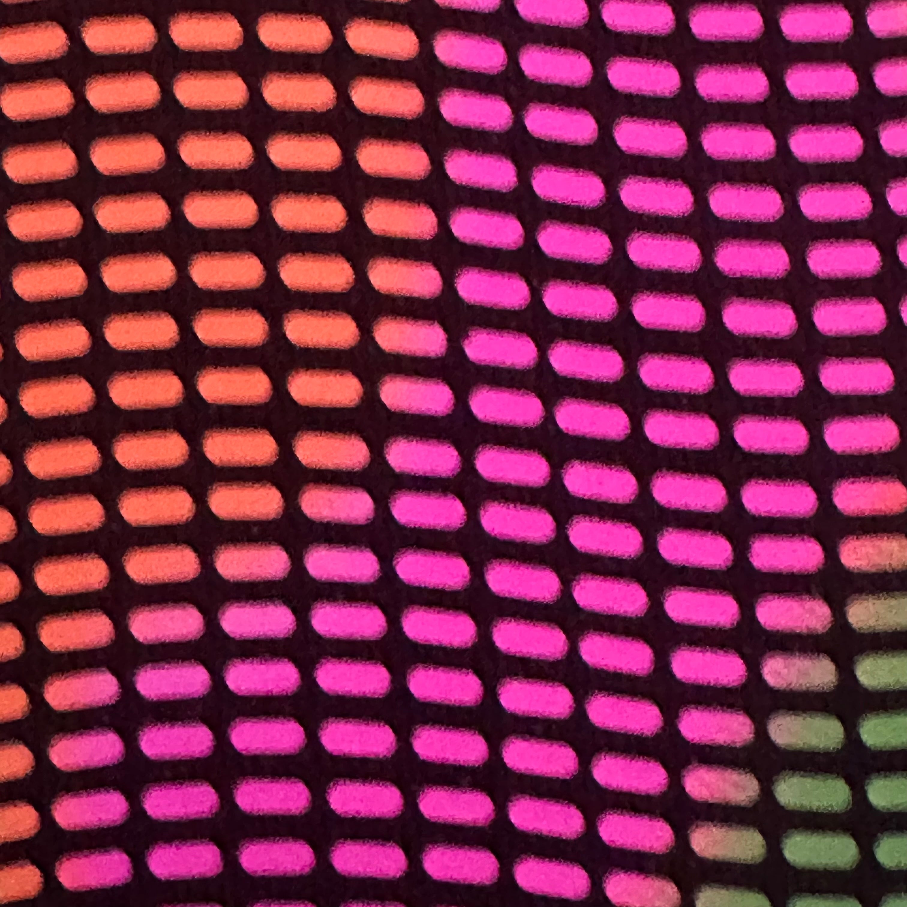 Nylon Spandex Metallic Neon Square Trans Sequin Fabric |Spandex Palace Multi Color