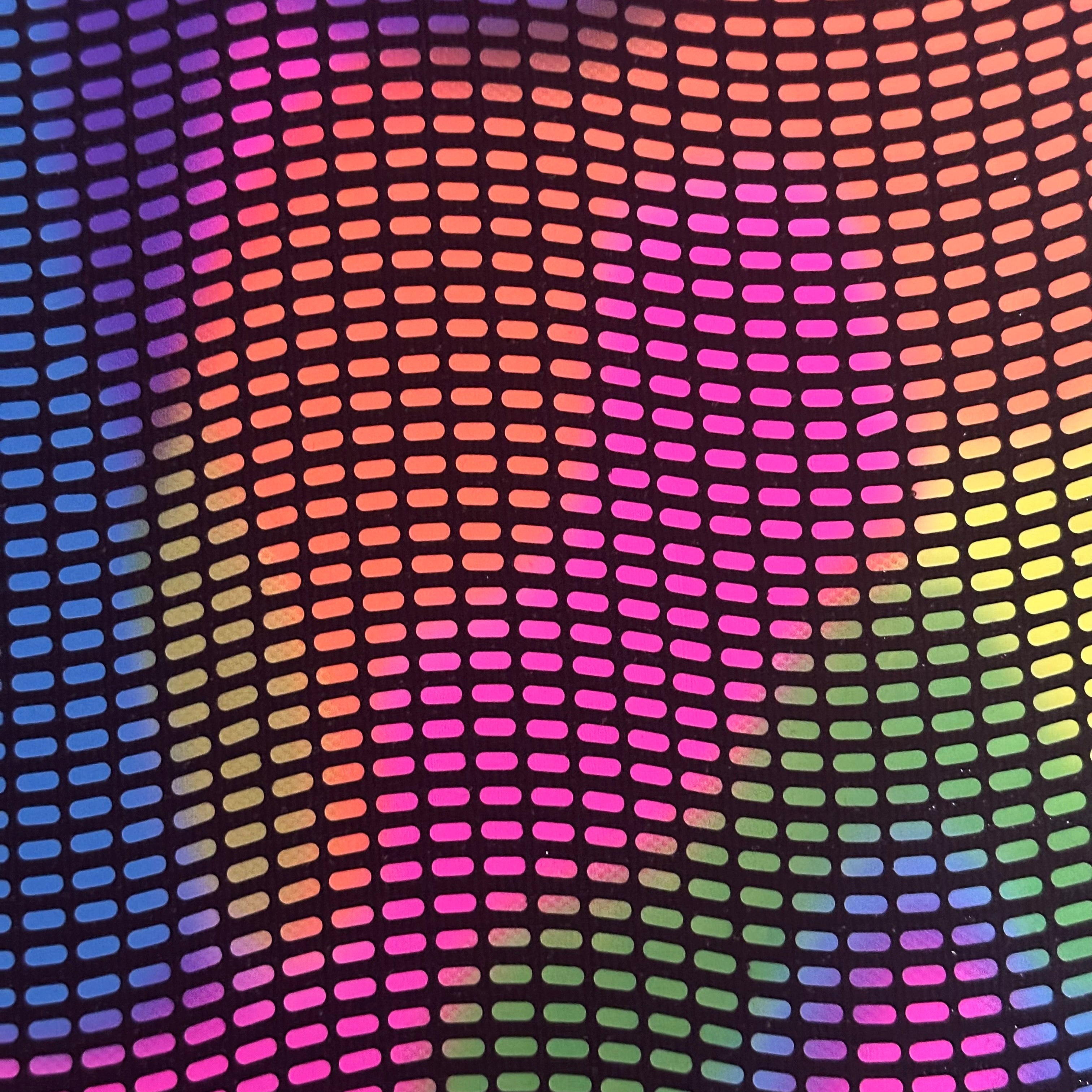Nylon Spandex Metallic Neon Square Trans Sequin Fabric |Spandex Palace Multi color