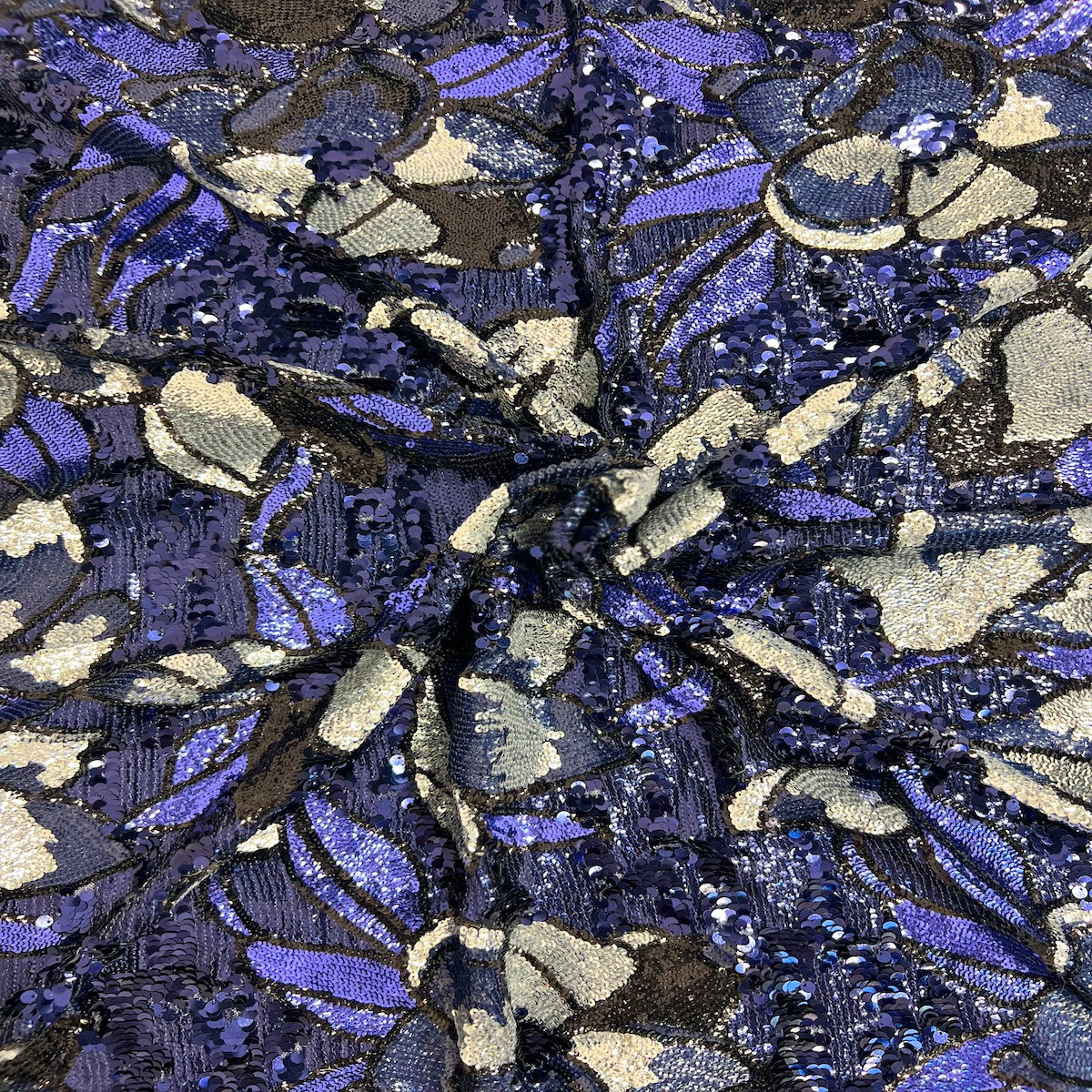 Giselle Multicolor Floral Stretch Sequins Fabric | Spandex Palace