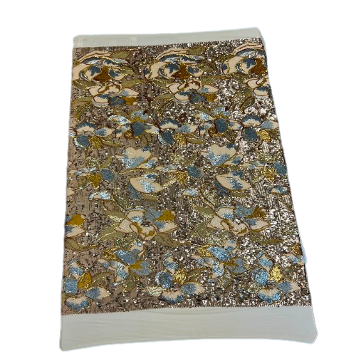 Giselle Multicolor Floral Stretch Sequins Fabric | Spandex Palace