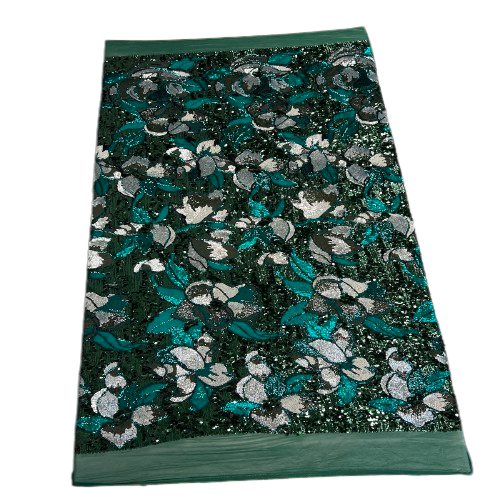 Giselle Multicolor Floral Stretch Sequins Fabric | Spandex Palace