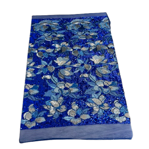 Giselle Multicolor Floral Stretch Sequins Fabric | Spandex Palace