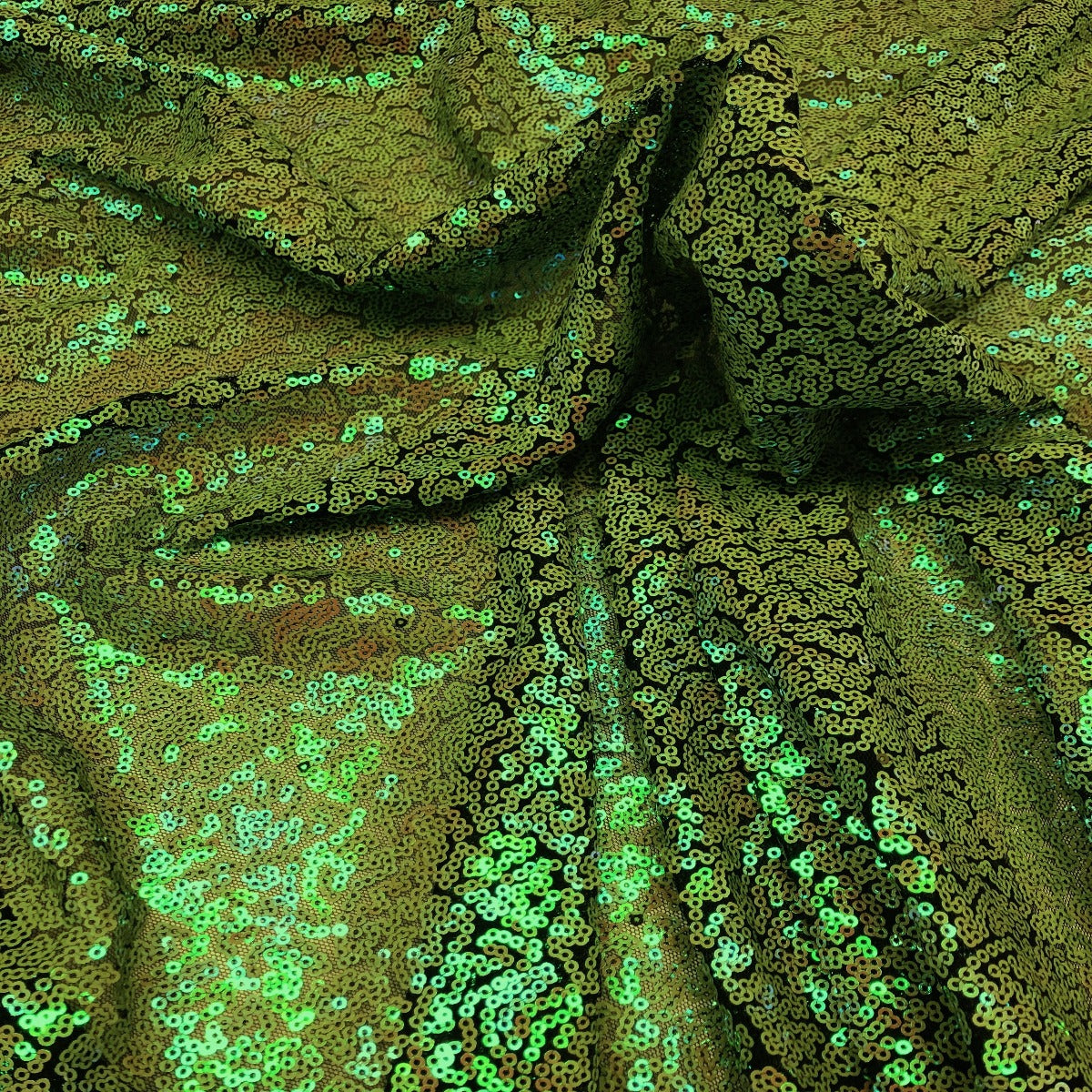 Iridescent All Over Sequins Fabric | Spandex Palace