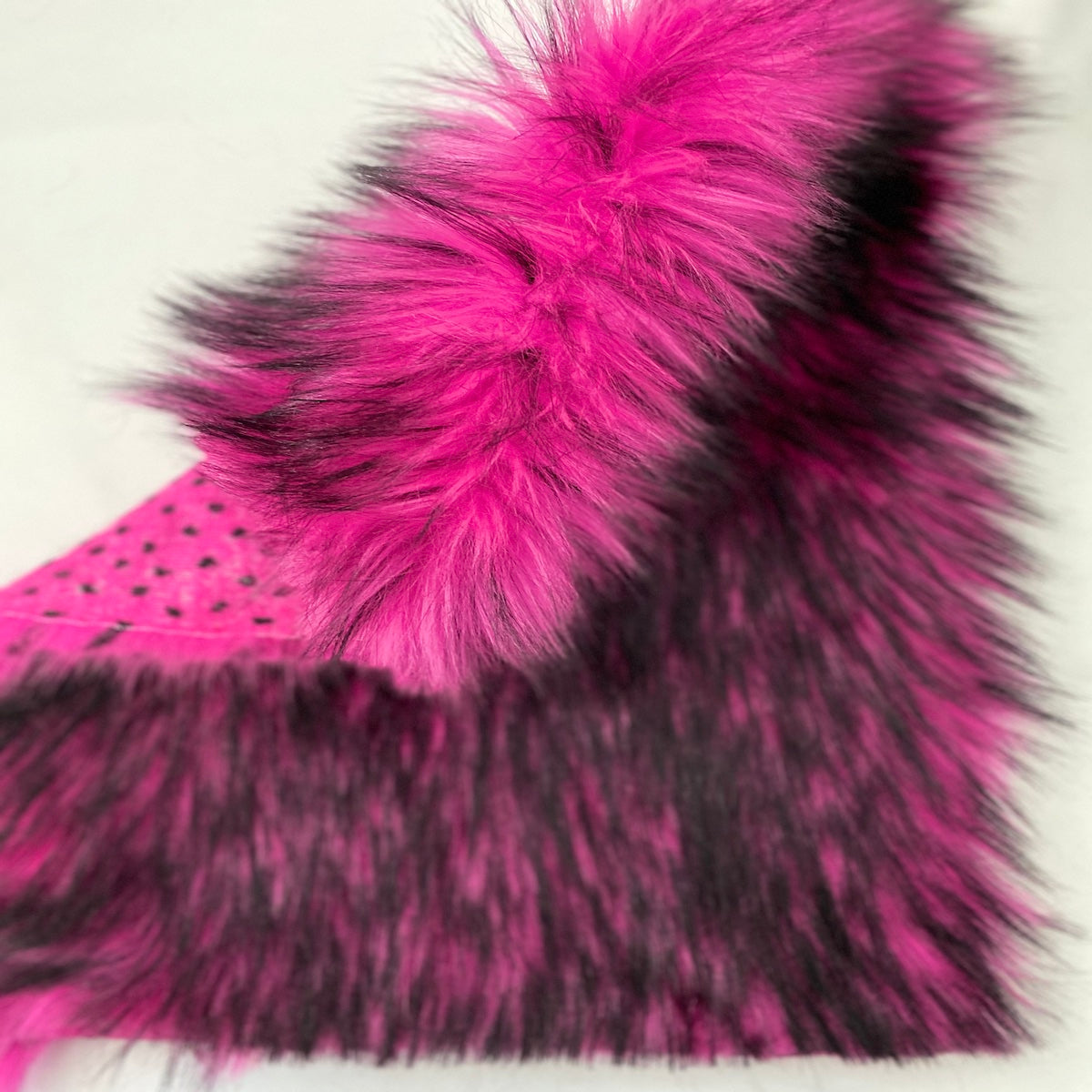Husky Print Long Pile Shaggy Faux Fur Fabric