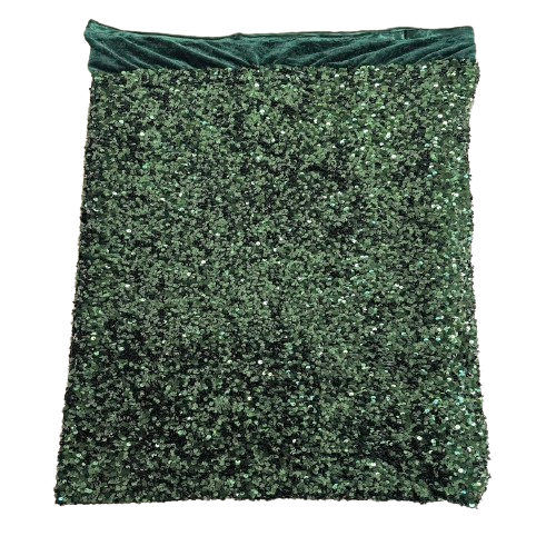 Sequins Embroidered Stretch Velvet Rodeo Fabric | Spandex Palace