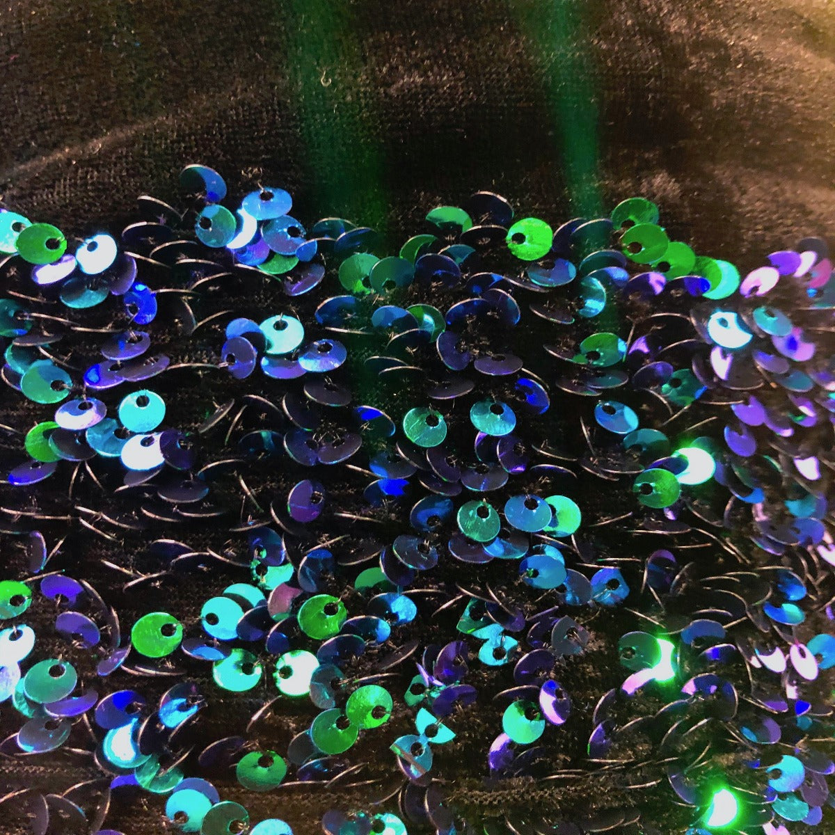 Sequins Embroidered Stretch Velvet Rodeo Fabric | Spandex Palace