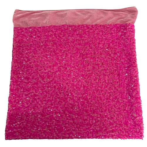 Sequins Embroidered Stretch Velvet Rodeo Fabric | Spandex Palace