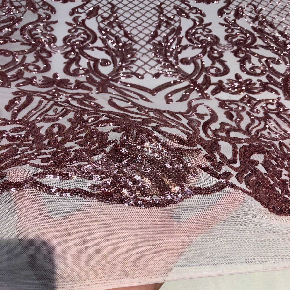Luna Stretch Sequins Fabric | Spandex Palace
