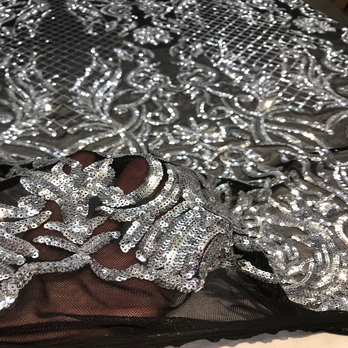 Luna Stretch Sequins Fabric | Spandex Palace