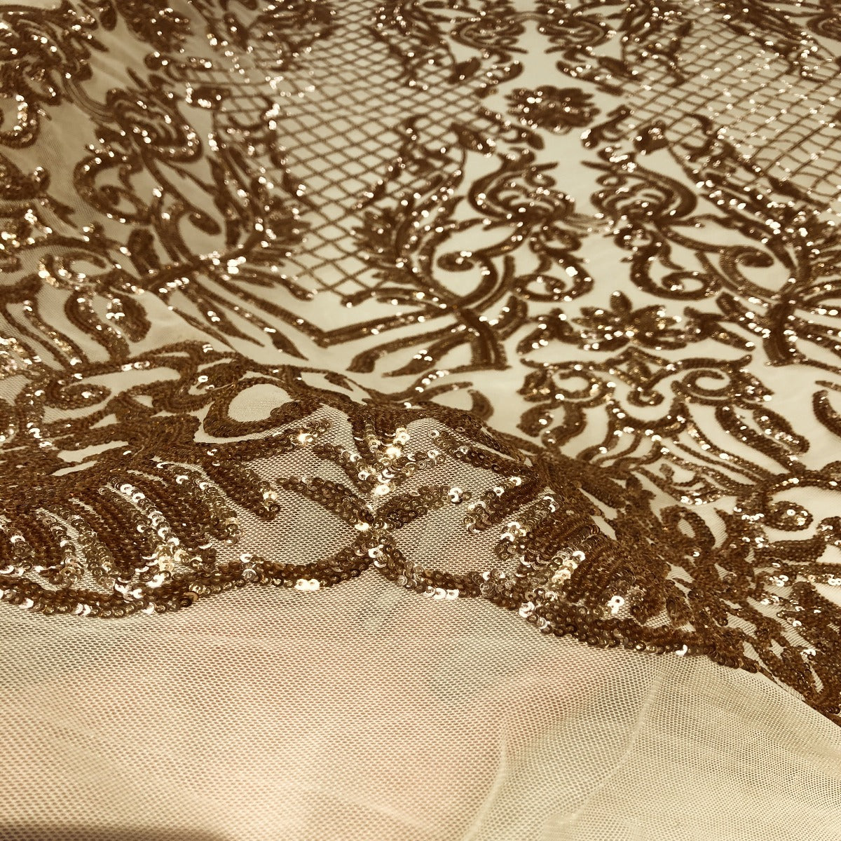 Luna Stretch Sequins Fabric | Spandex Palace