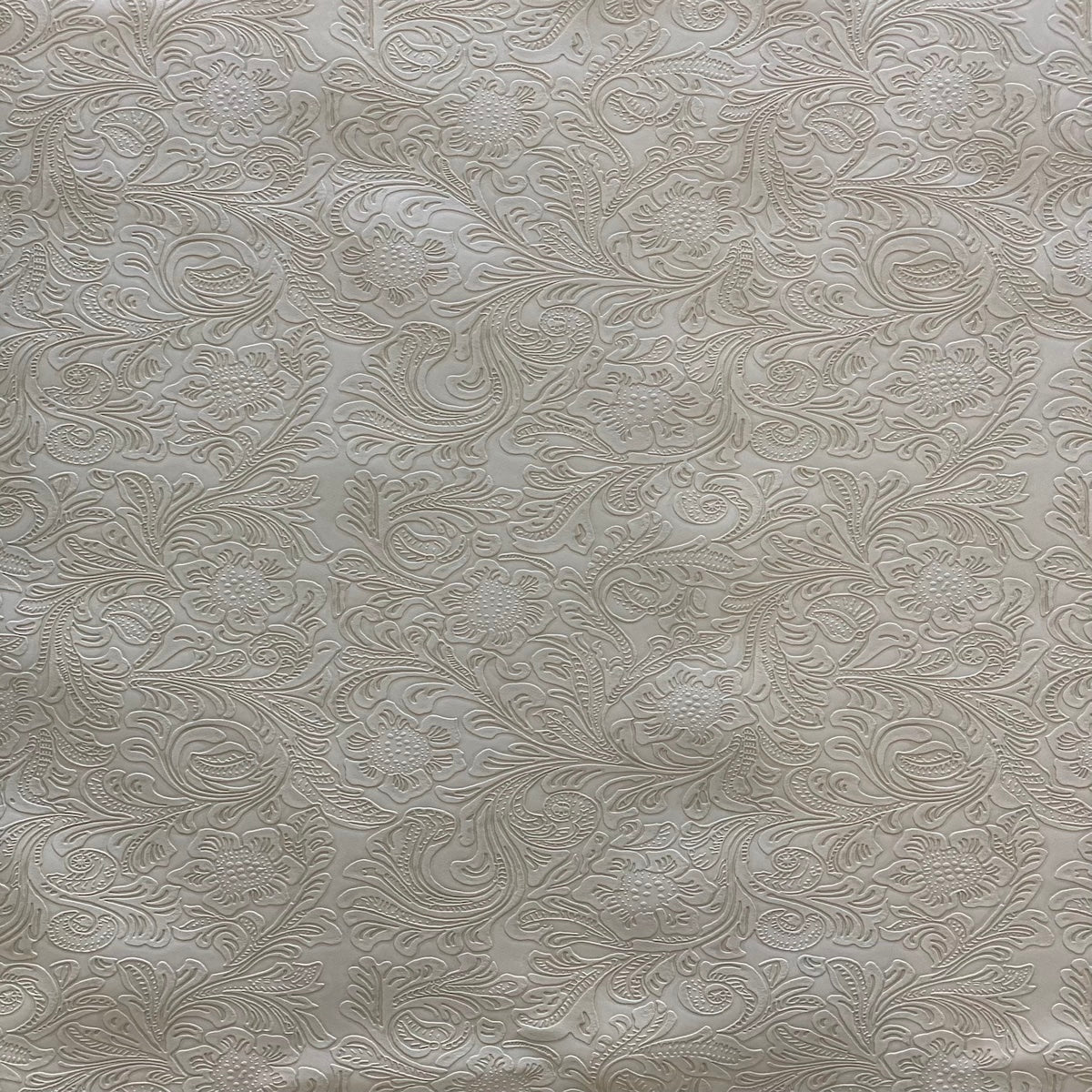 Western Floral PU Faux Leather Vinyl Fabric | Spandex Palace