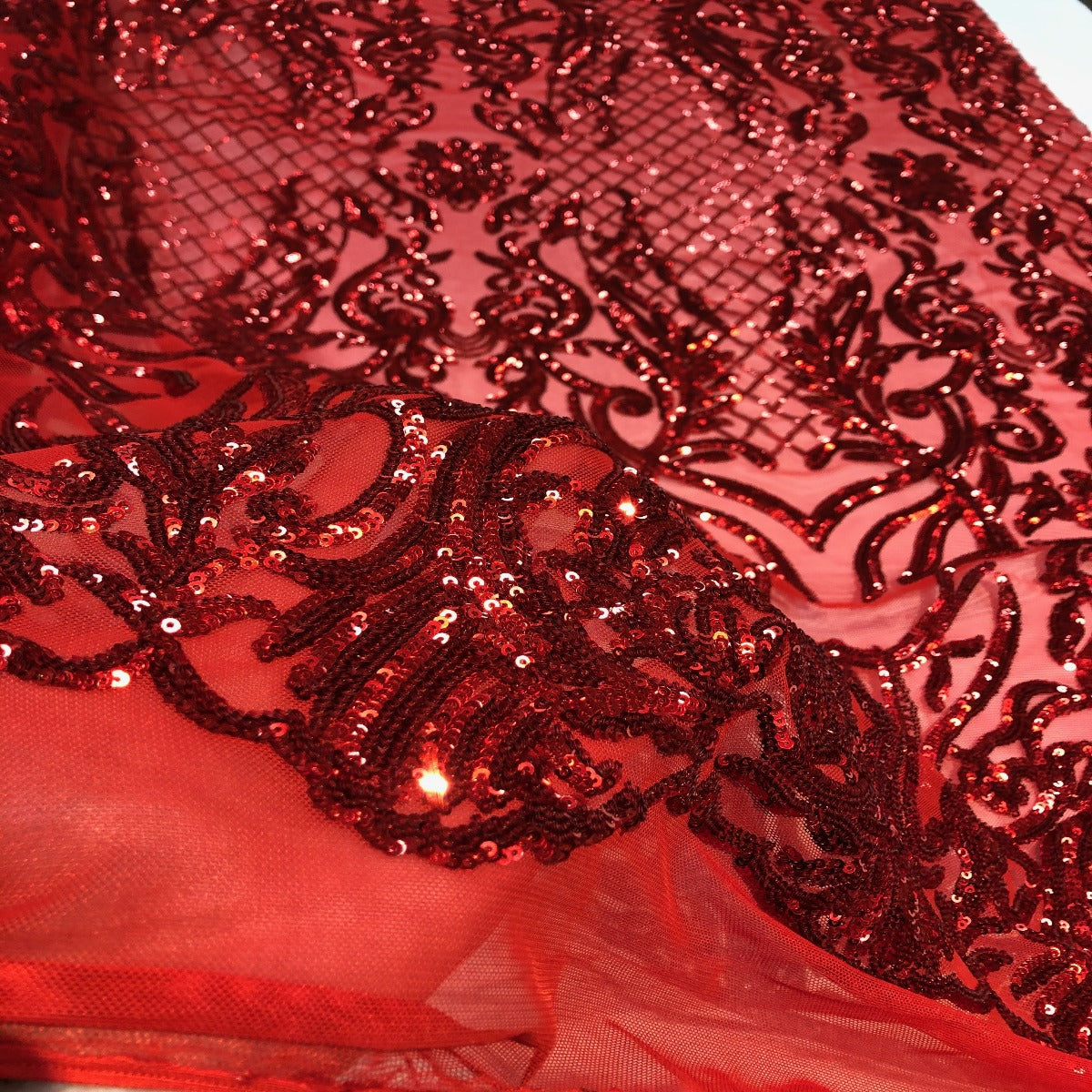 Luna Stretch Sequins Fabric | Spandex Palace