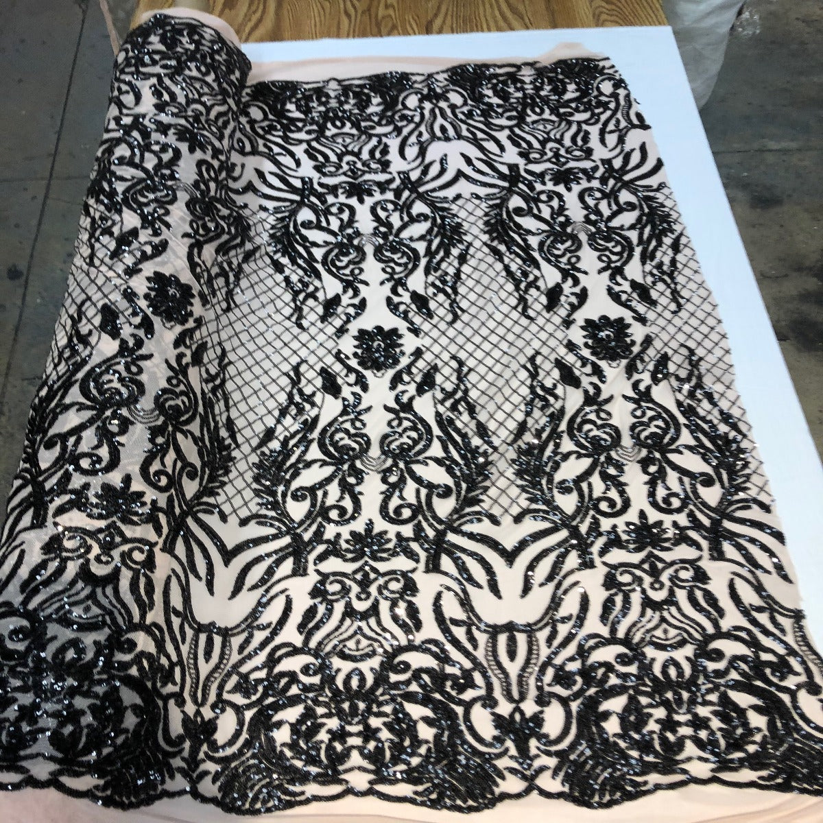Luna Stretch Sequins Fabric | Spandex Palace