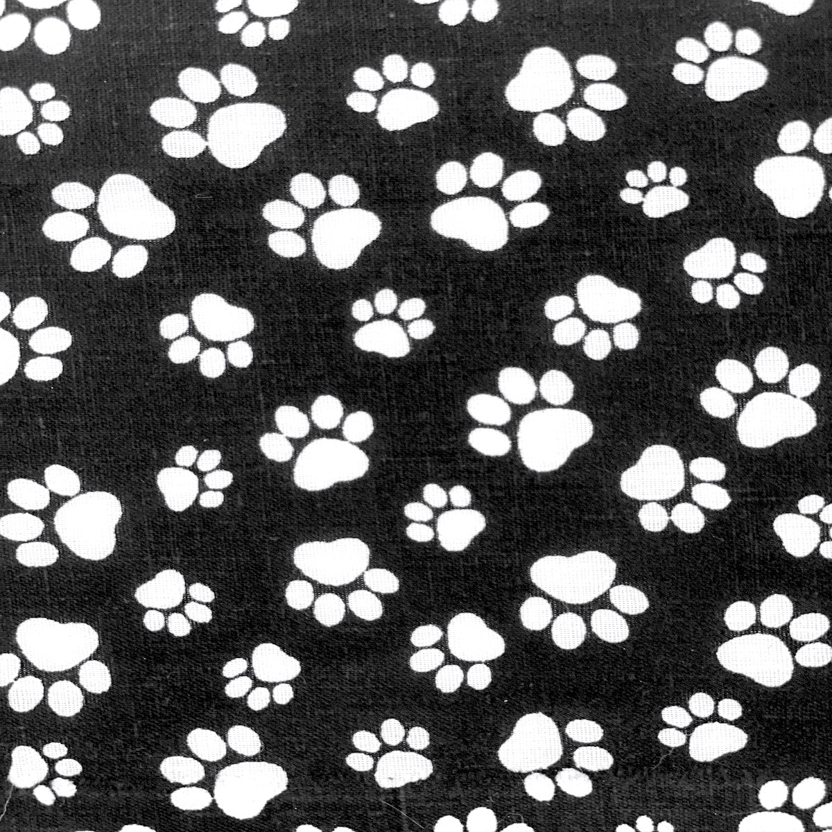 Puppy Paw Print Print Poly Cotton Fabric | Spandex Palace