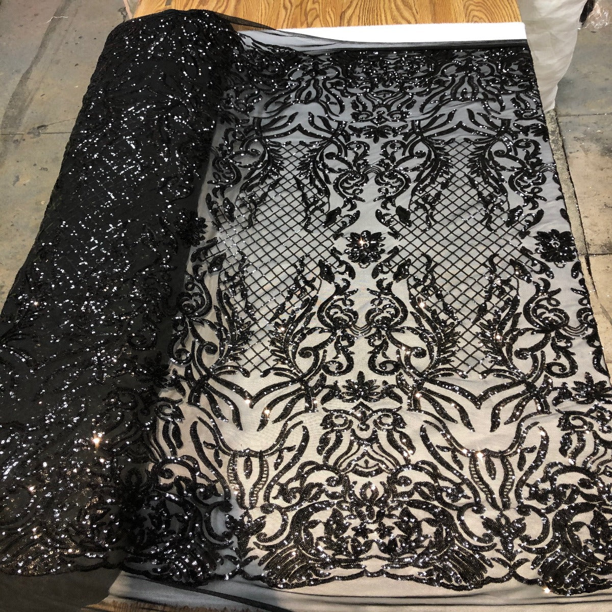Luna Stretch Sequins Fabric | Spandex Palace