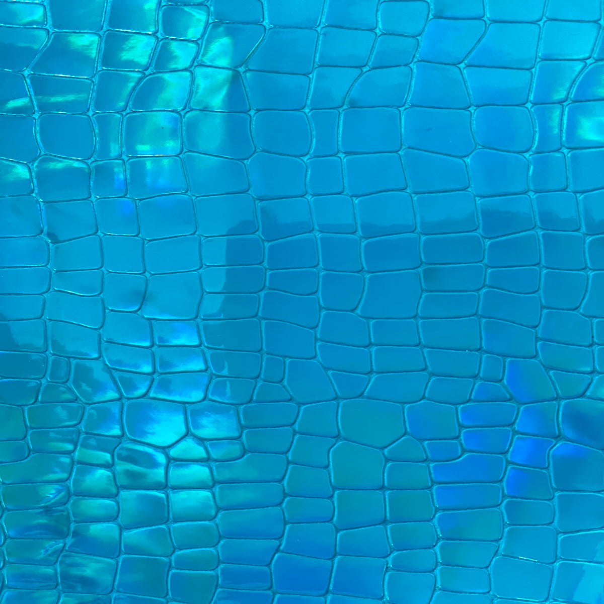 Iridescent Faux Crocodile Vinyl Fabric