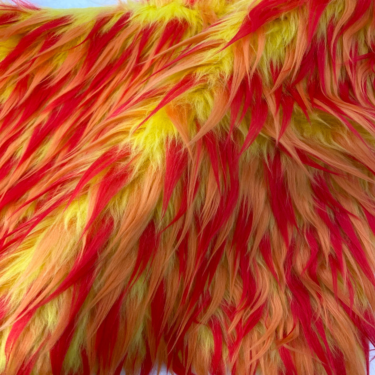 Three Spike Shaggy Faux Fur Fabric | Spandex Palace