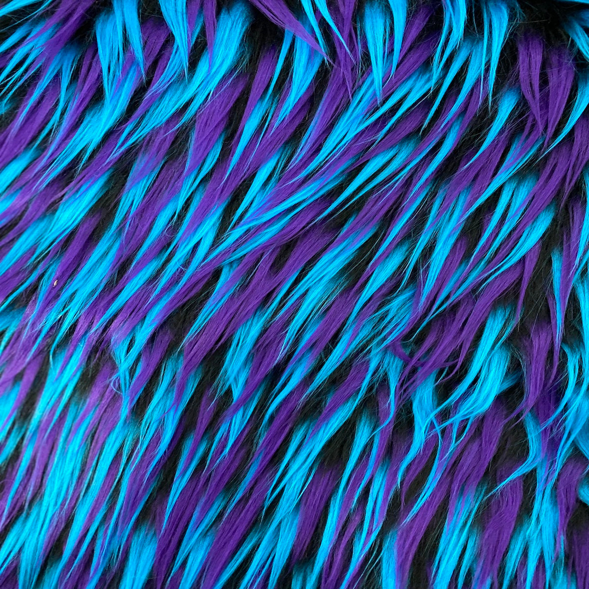 Three Spike Shaggy Faux Fur Fabric | Spandex Palace