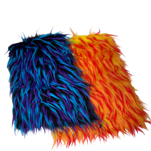 Three Spike Shaggy Faux Fur Fabric | Spandex Palace