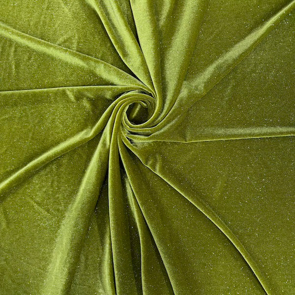 Misty Glitter Stretch Velvet | Spandex Fabric