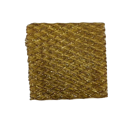 Diamond Pattern Sequins Stretch Mesh Fabric | Spandex Palace