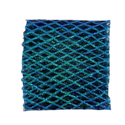 Diamond Pattern Sequins Stretch Mesh Fabric | Spandex Palace