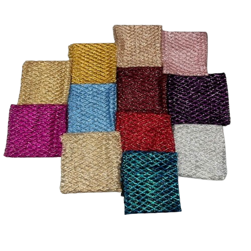 Diamond Pattern Sequins Stretch Mesh Fabric | Spandex Palace