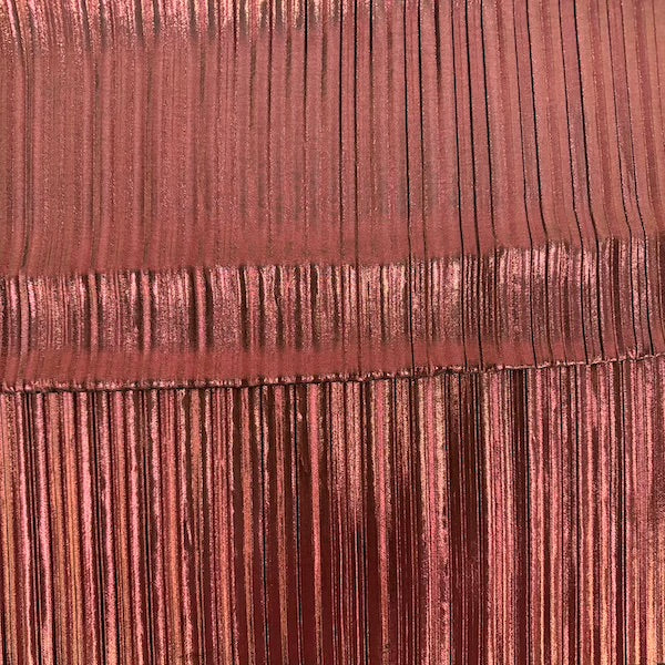 Metallic Pleated Foil | Spandex Fabric