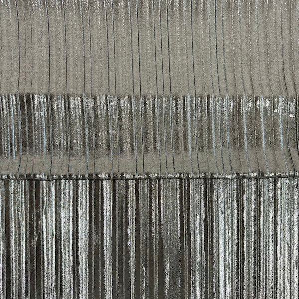 Metallic Pleated Foil | Spandex Fabric