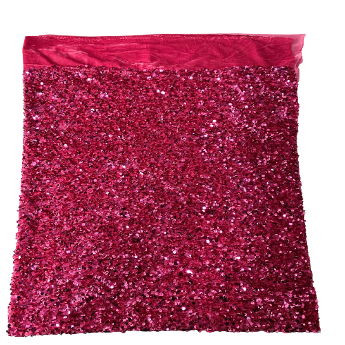 Sequins Embroidered Stretch Velvet Rodeo Fabric | Spandex Palace
