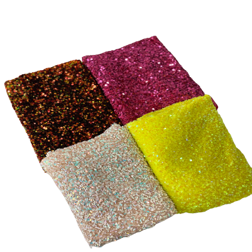Sequins Embroidered Stretch Velvet Rodeo Fabric | Spandex Palace