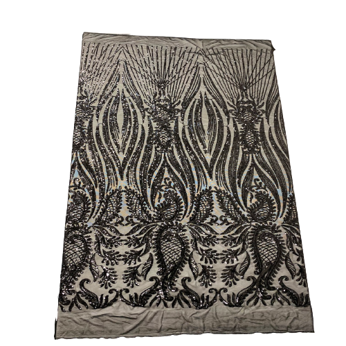 Nebill Stretch Sequins Lace Fabric | Spandex Palace
