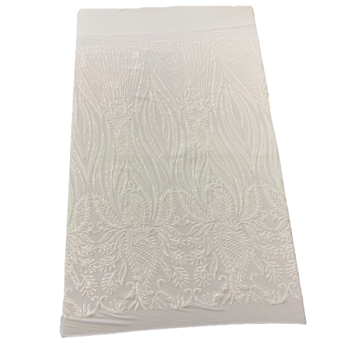 Nebill Stretch Sequins Lace Fabric | Spandex Palace