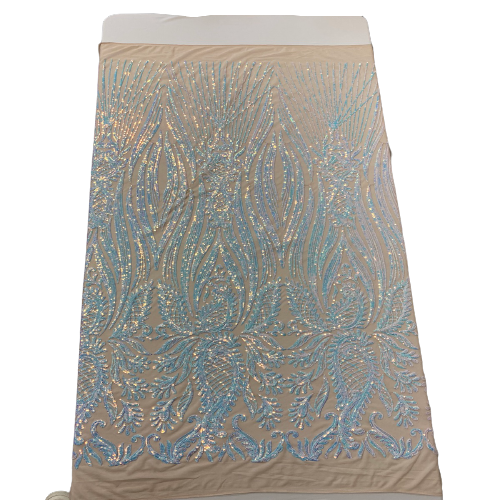 Nebill Stretch Sequins Lace Fabric | Spandex Palace