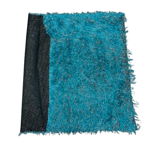 Metallic Faux Fur Tinsel Ostrich Feather Fabric | Spandex Palace