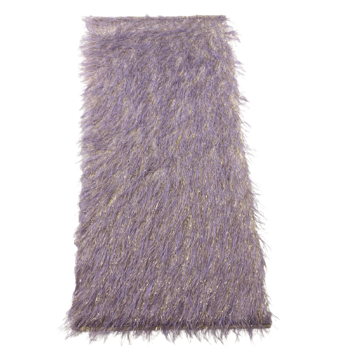 Metallic Faux Fur Tinsel Ostrich Feather Fabric | Spandex Palace