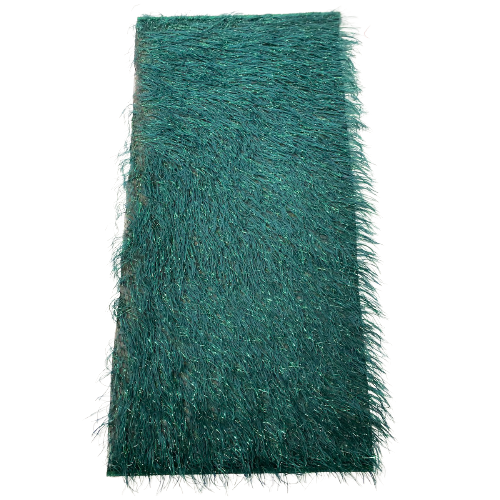 Metallic Faux Fur Tinsel Ostrich Feather Fabric | Spandex Palace