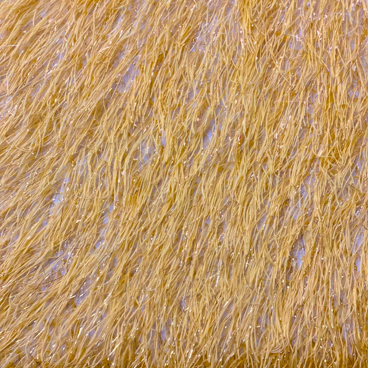 Metallic Faux Fur Tinsel Ostrich Feather Fabric | Spandex Palace