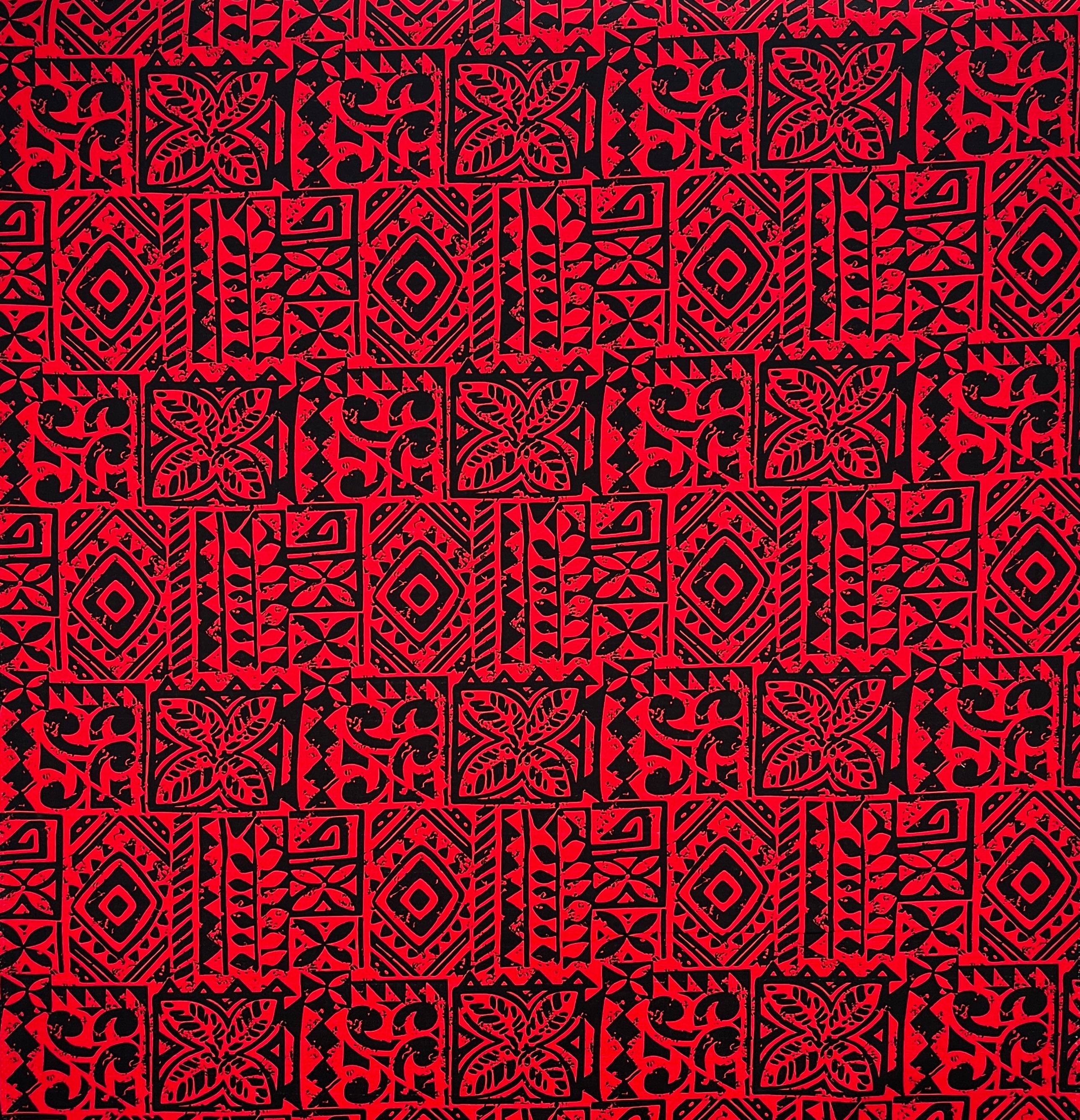 Traditional Polynesian Tapa Fabric| Light Barkcloth | Spandex Palace