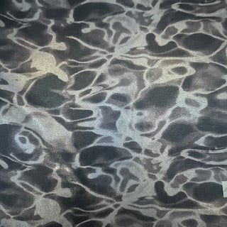Sea Wave Hologram Polyester Spandex Fabric | Spandex Palace