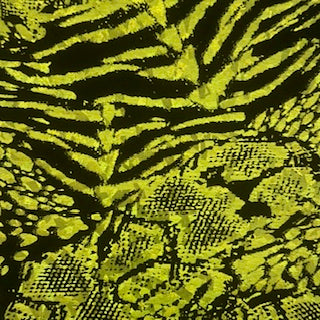 Nylon Spandex Mix Animal Hologram Foil Fabric | Spandex Palace Black Olive