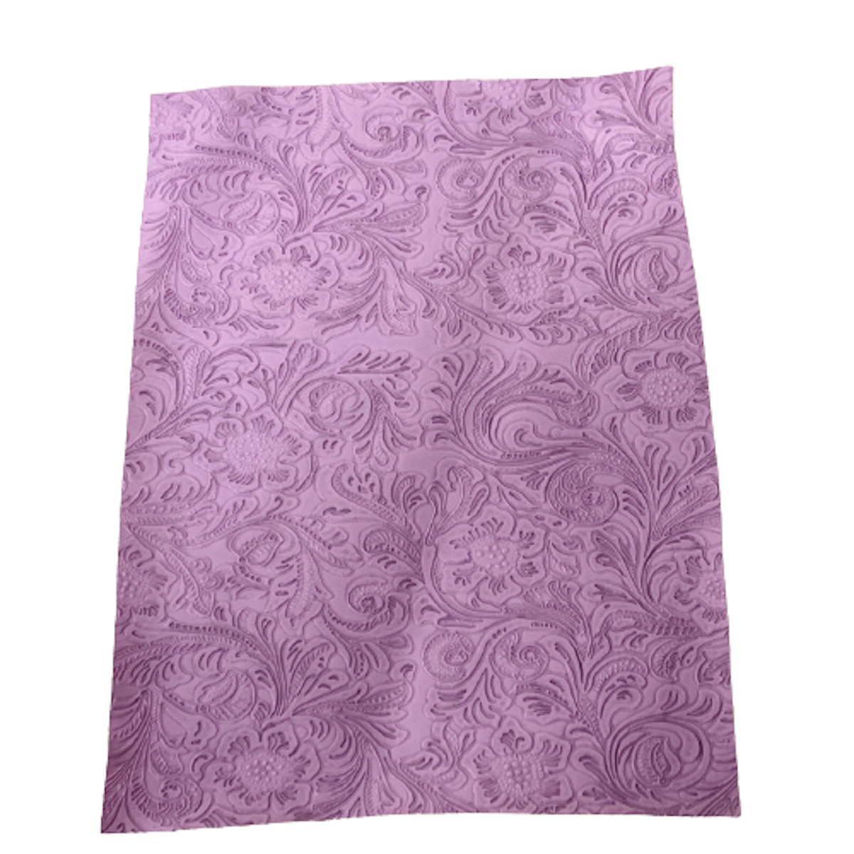 Western Floral PU Faux Leather Vinyl Fabric | Spandex Palace